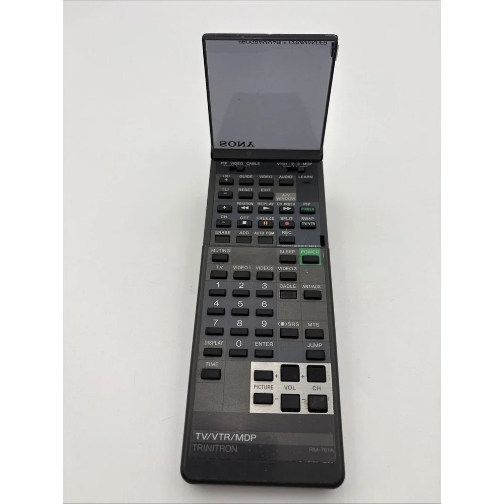 SONY TRINITORN TV VTR MDP RM 761A REMOTE CONTROL - PREOWNED, TESTED All Good